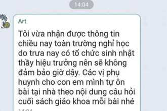 Thực hư thông tin học sinh Yên Bái nghỉ học vì sinh nhật Hiệu trưởng