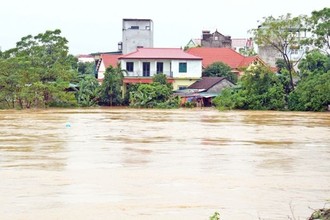 Ra lệnh báo động số III trên sông Phó Đáy ở Vĩnh Phúc