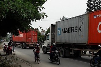 Container né phí phá đường, Hải Dương “cầu cứu” Thủ tướng