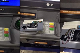 TPHCM: Bí ẩn thiết bị "lạ" trên cây ATM