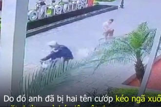 Video: Kinh hoàng “cẩu tặc” cướp chó, kéo lê chủ cả chục mét