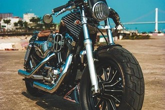 Cận cảnh moto Harley-Davidson phong cách Samurai độc nhất Việt Nam