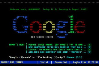 Quay lại Internet năm 1980 với Google phiên bản MS-DOS