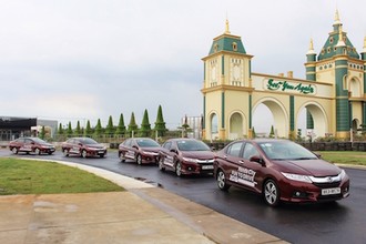 “Đua nóng” Honda City tại trường đua lớn nhất Việt Nam