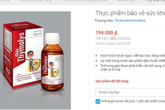 Lại thêm Cao lỏng Vượng Khí và BIBI THYMOLYS có dấu hiệu lừa dối người tiêu dùng?