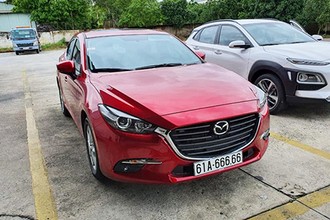 Chủ xe Mazda3 bốc trúng biển số cực đẹp ngũ quý 6