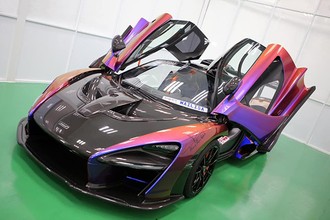 Cận cảnh siêu xe McLaren Senna 50 tỷ biển số Campuchia của đại gia Sài Gòn 