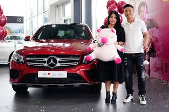 Soi Mercedes-Benz GLC và VinFast Lux SA2.0 của vợ chồng Bùi Tiến Dũng