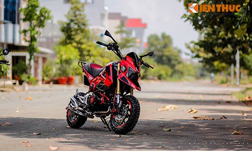 Xế độ minibike của nữ biker vô địch “Đấu trường MSX125“