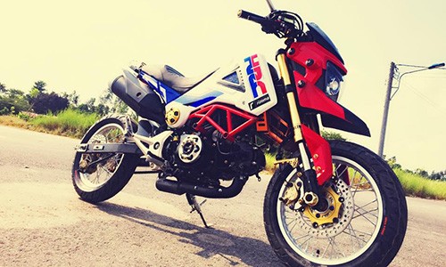 Dân chơi Việt "lên đời" Honda MSX thành PKL Hypermotard