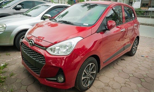 Xe "siêu rẻ" Hyundai Grand i10 lăn bánh tại Hà Nội