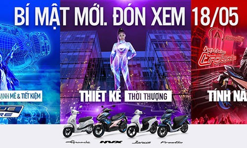 Xe tay ga Yamaha mới ra mắt tại VN ngày 18/5