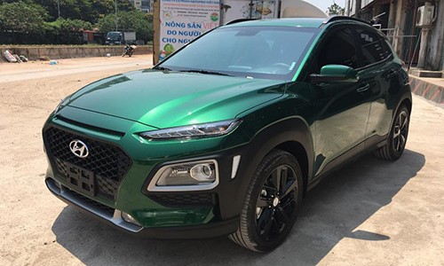 Xe Hyundai Kona màu sơn độc xuất hiện tại Việt Nam