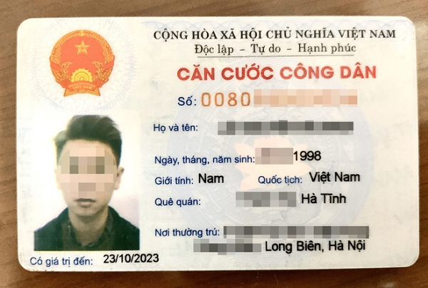 Hà Nội cấp thẻ căn cước gắn chip từ 1/1/2021