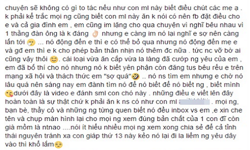 Nữ sinh kéo hội chị em đánh ghen tình địch dã man