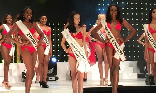 Á hậu Hà Thu lọt top 17 Miss Intercontinental 2015