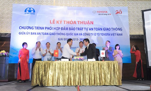 Toyota Việt Nam chung tay hợp tác đảm bảo trật tự ATGT