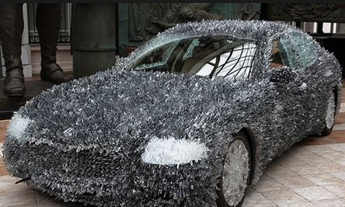 Xe sang Maserati độ vỏ thuỷ tinh như "siêu nhím"