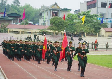 Hợp luyện diễu binh sẵn sàng cho đại lễ