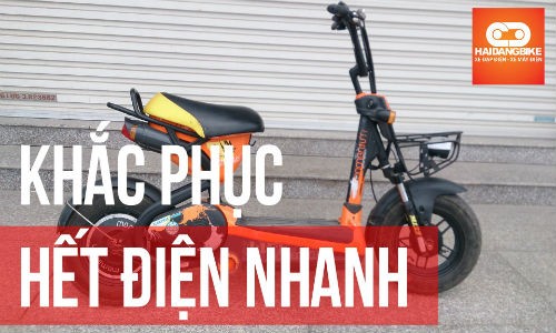 Mẹo khắc phục hiện tượng hết điện nhanh ở xe điện