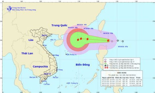 Áp thấp nhiệt đới mạnh lên thành bão 