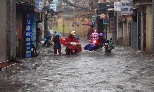 Hà Nội có thể mưa dông lớn trong vài giờ tới