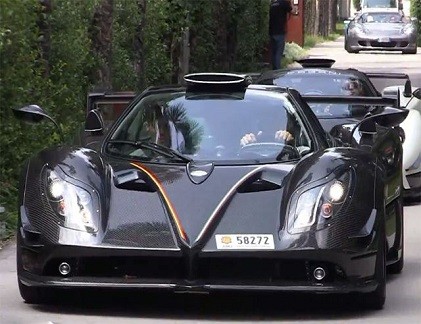 Xem siêu xe Pagani Zonda 60 tỷ đồng gầm rú rợn gáy