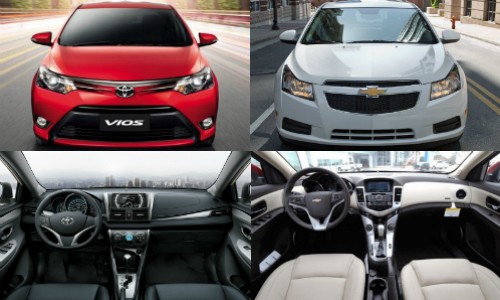 Có 700 triệu, chọn Toyota Vios 2014 hay Chevrolet Cruze 2014?