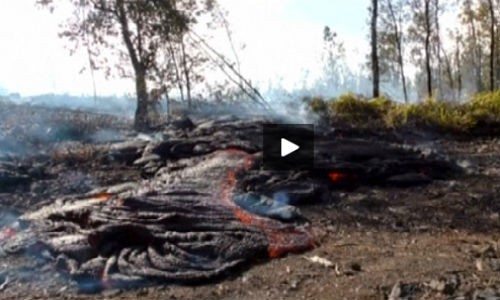 Phát hoảng dung nham ở Hawaii chảy xuống khu mua sắm