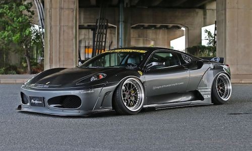 Siêu xe Ferrari F430 độ widebody Liberty Walk “siêu khủng”