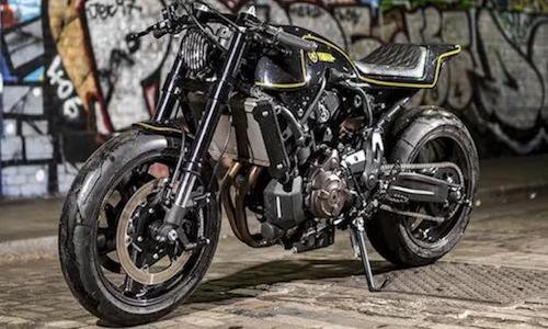 Yamaha XSR700 cafe racer “full carbon” siêu khủng