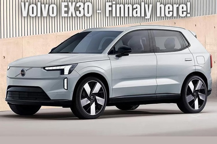 SUV điện Volvo EX30 2024 với kích thước như VinFast VF6 lộ diện 