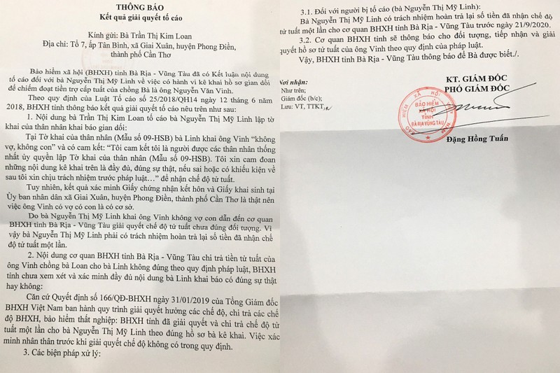 Kết quả cuối cùng vụ 'cô giáo khai gian dối để lĩnh tiền tử tuất của người khác'