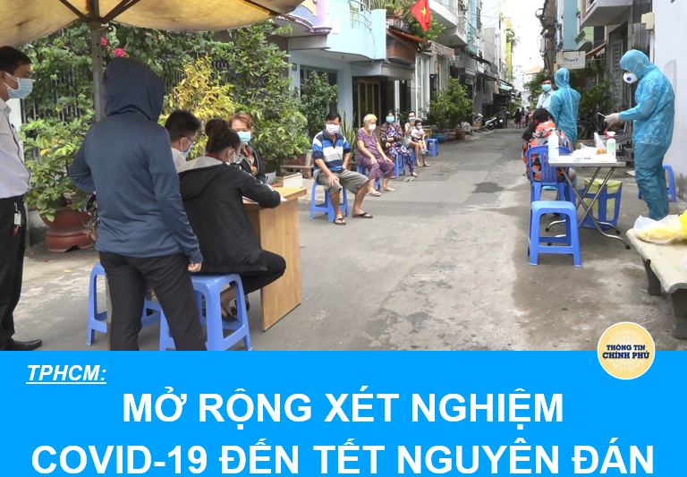 TPHCM mở rộng xét nghiệm COVID-19 đến Tết Nguyên Đán