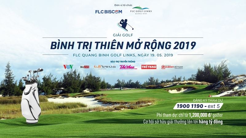 Khai mạc giải đấu Golf  BÌnh - Trị - Thiên mở rộng ngày 19/5