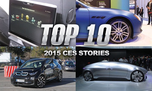 Top 10 tin nóng hổi nhất về xe tại CES 2015