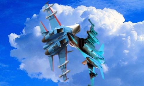 Ngỡ ngàng tiêm kích Su-27 hỗn chiến F-16 ở vùng 51