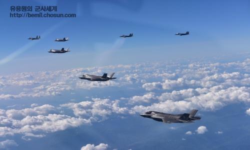 Kinh ngạc: phi đội F-35 Mỹ dàn quân ngay biên giới liên Triều