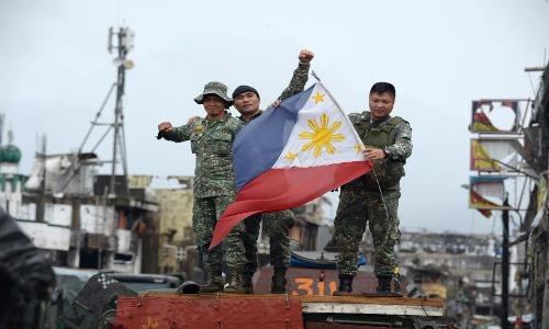 Những hình ảnh đầu tiên bên trong Marawi, khi sạch bóng IS