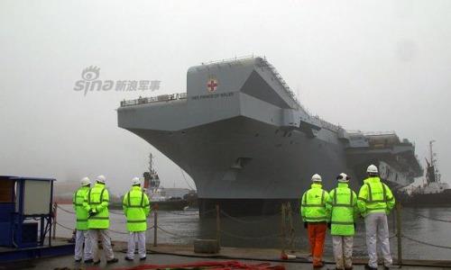 Anh hạ thủy tàu sân bay Queen Elizabeth thứ hai