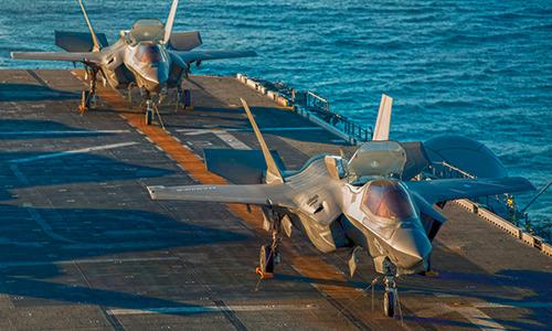 F-35B của Mỹ lần đầu tiên cất cánh trên Biển Đông