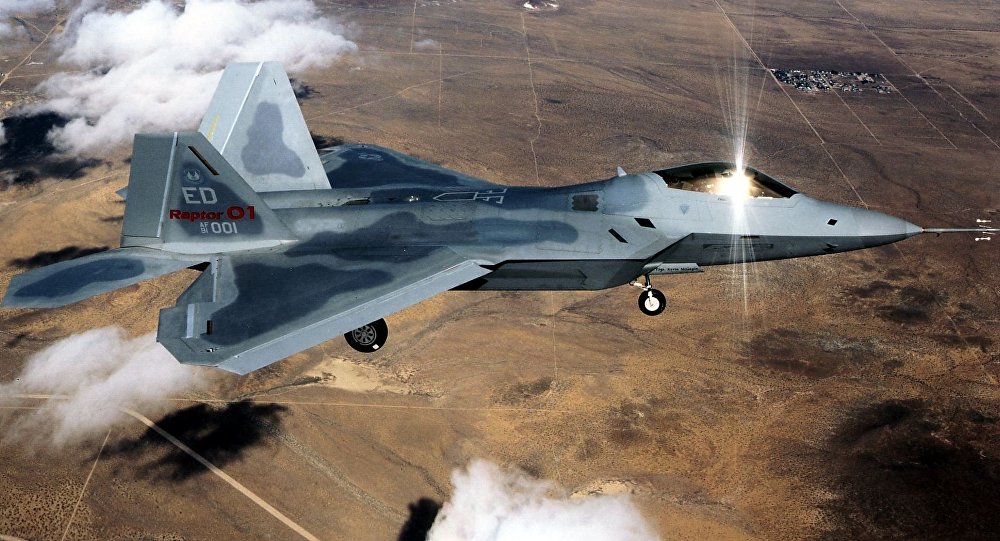 Mỹ khoe khoang chiến tích "khủng" của F-22 trên chiến trường Syria