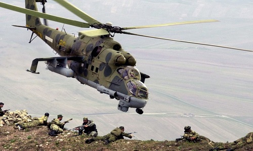 Nga lại điều trực thăng Mi-24 nổi tiếng sang Syria đối phó Thổ Nhĩ Kỳ