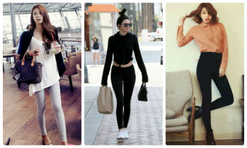 Bí quyết diện quần legging cực chất ngày đầu thu