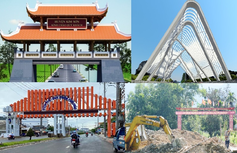 Những cổng chào tiền tỷ lãng phí, gây xôn xao dư luận