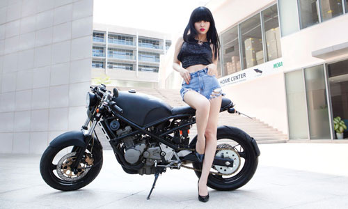 Mẫu Việt “thiêu đốt” cafe racer Suzuki Bandit 250 