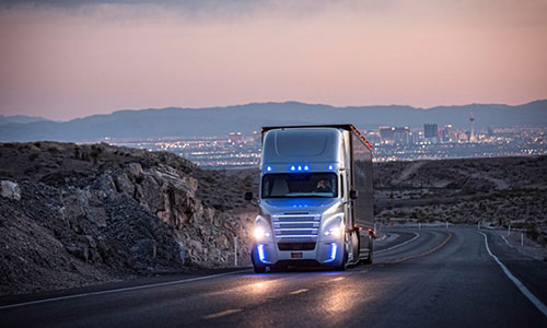 Siêu xe tải tự hành “siêu khủng”  Freightliner Inspiration