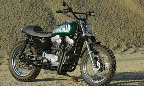 Chiếc Street Tracker cá tính mang “linh hồn” Harley Sportster 883 