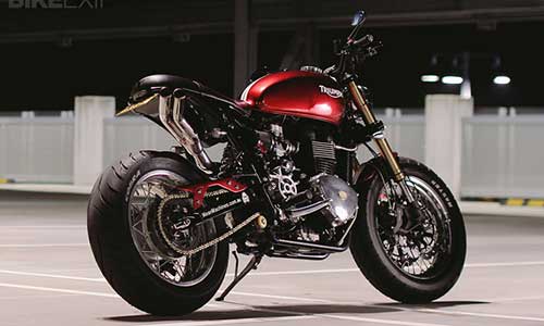 Xế nổ Triumph Bonneville độ phong cách Monster Truck 