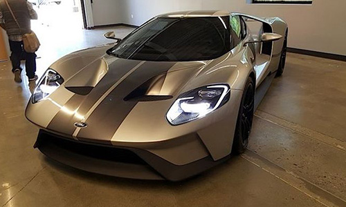 Ford GT 2017 bất ngờ xuất hiện cho khách tham quan trực tiếp